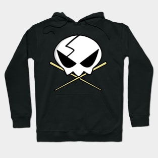 Yoko Skull and Cross Hoodie